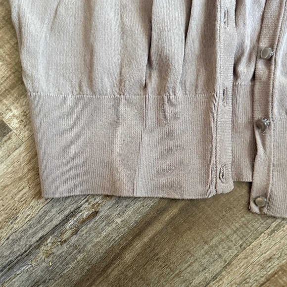 Ann Taylor Taupe Cardigan Sweater - Picture 4 of 5